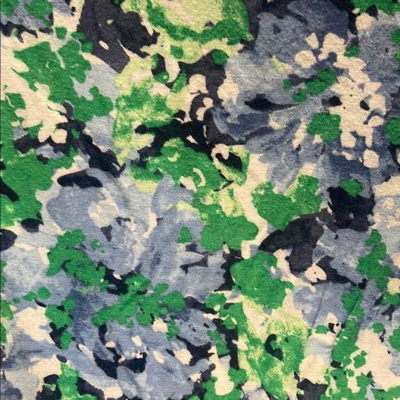 Croft & Barrow Floral Sleeveless Top - Blue and Green Size M - Picture 6 of 11